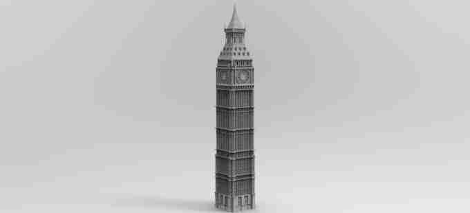 Big Ben , stl file WW2, Modern Warfare , Apocalypse