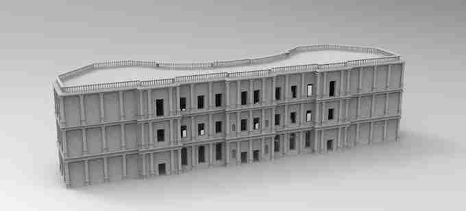 Russian Town Block 1 , stl file WW2, Modern Warfare , Apocalypse