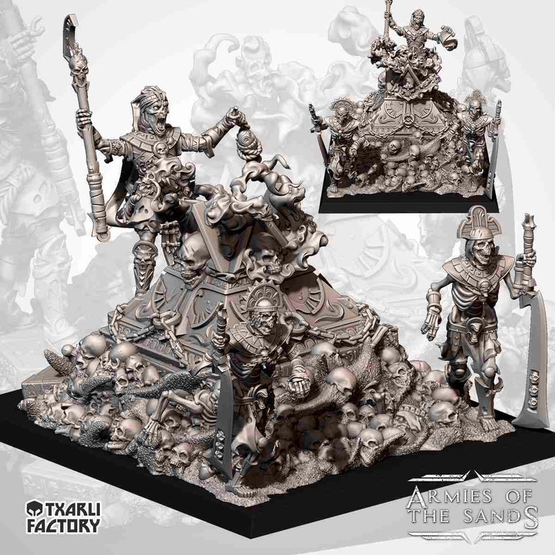 Tomb Kings Ark of Souls - Armies of the Sands - Txarli Factory - Armies of the Sands