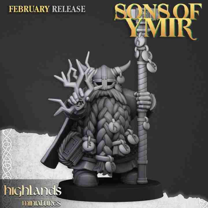 Dwarf Ruinmaster 2 - Highlands Miniatures - Sons of Ymir
