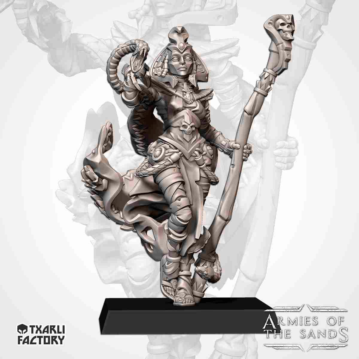 Tomb Kings, Queen of Snakes - Armies of the Sands - Txarli Factory