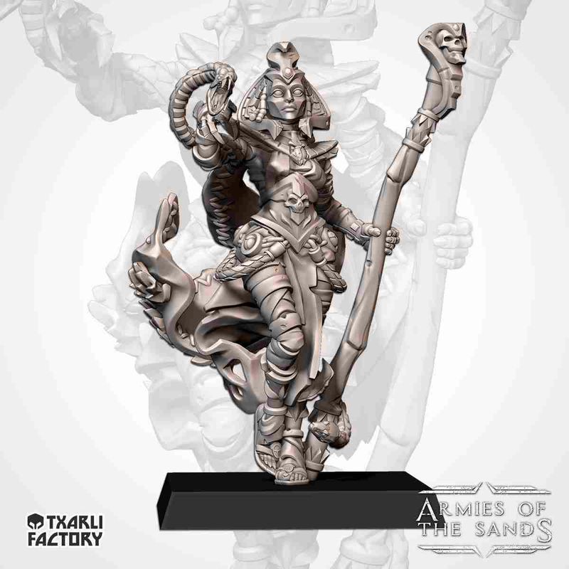 Tomb Kings, Queen of Snakes - Armies of the Sands - Txarli Factory