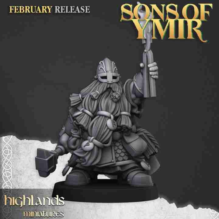 Dwarf Ruinmaster 1 - Highlands Miniatures - Sons of Ymir