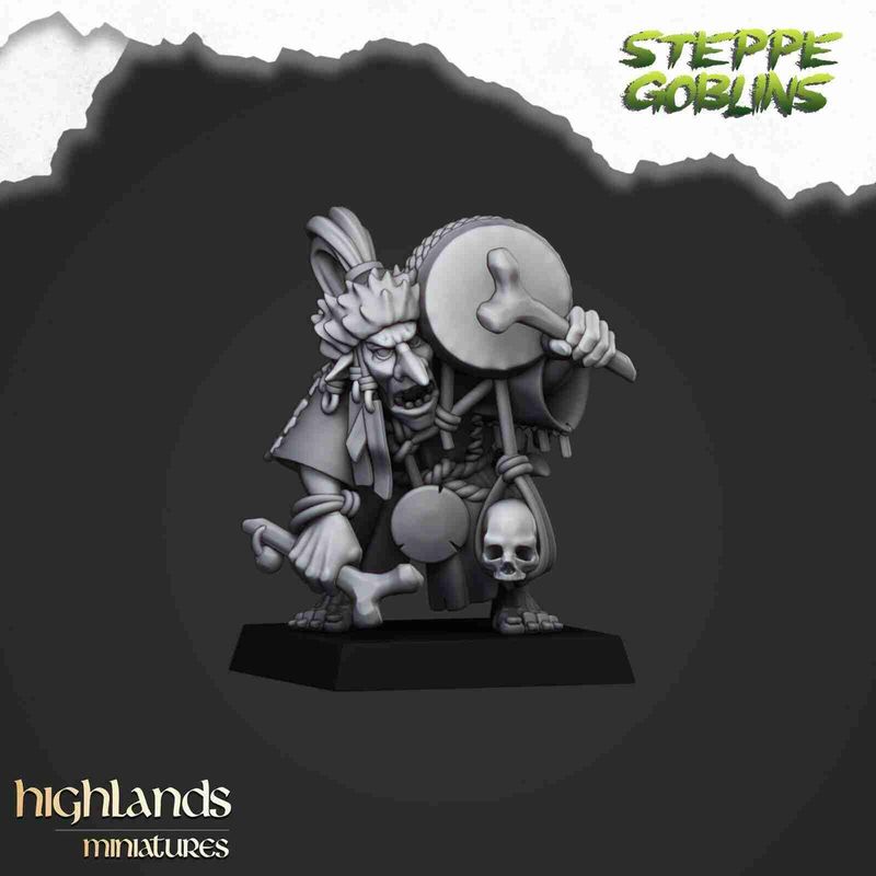 Goblin Shaman - Highlands Miniatures - Steppe Tribes