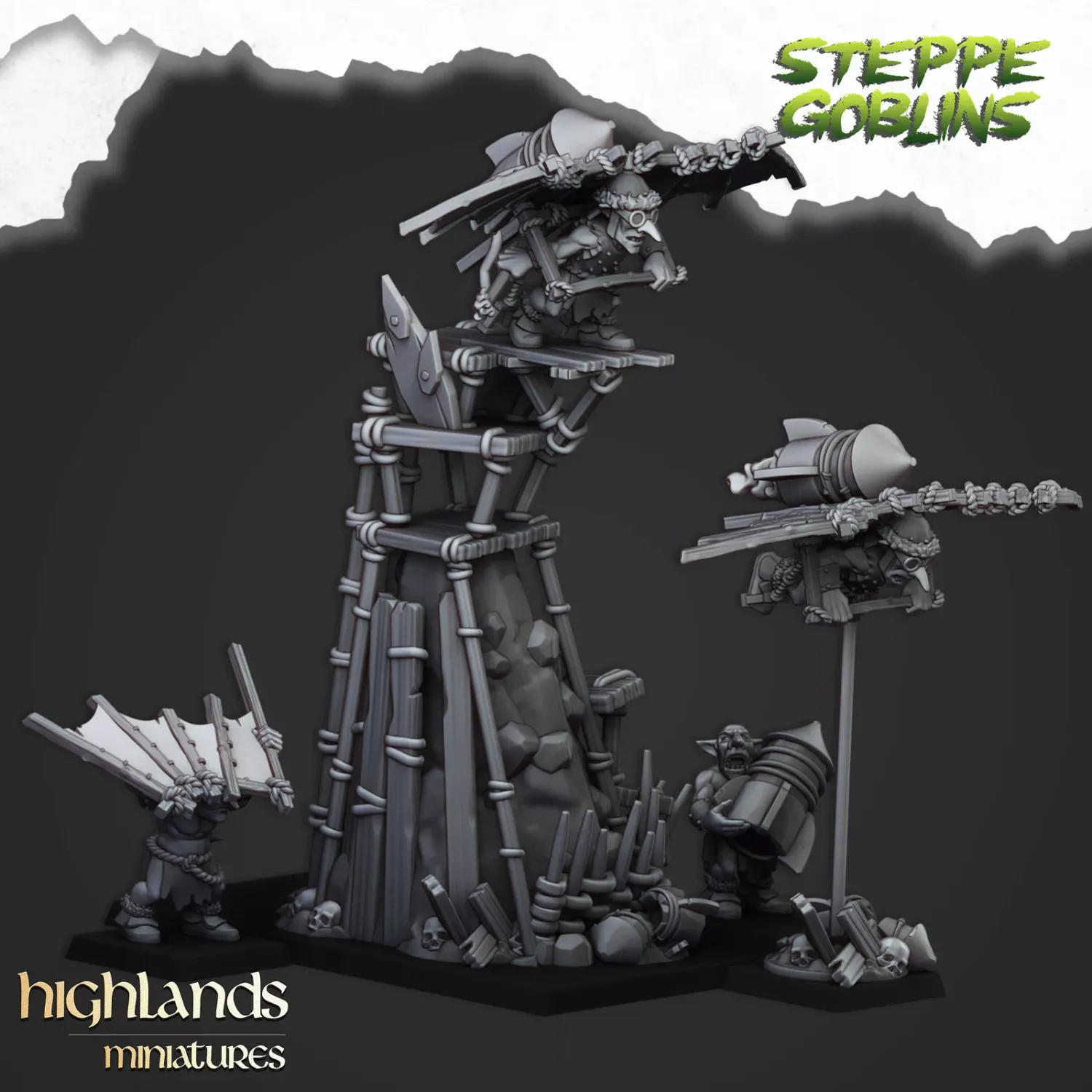 Steppe Goblin Flyers - Highlands Miniatures - Steppe Tribes