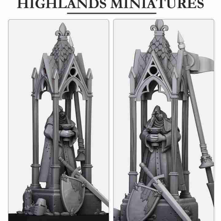 Highland Miniatures - Gallia Shrine - The Medieval Kingdom