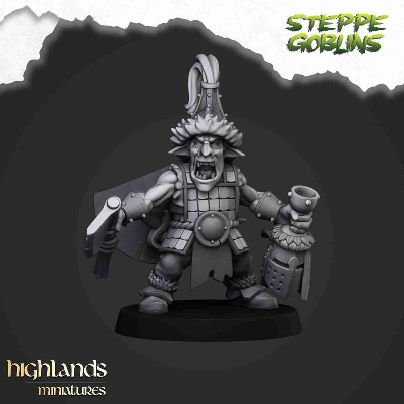 Goblin Hero - Highlands Miniatures - Steppe Tribes