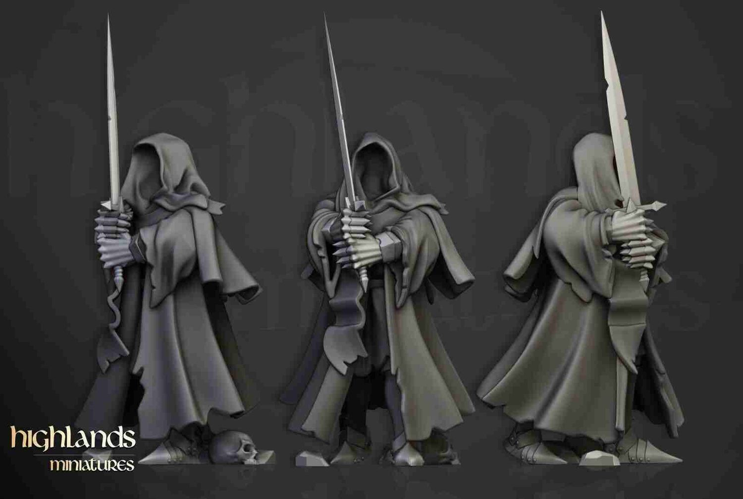 Spectral Commander - Highlands Miniatures - Transilvanya - The Fallen Realm