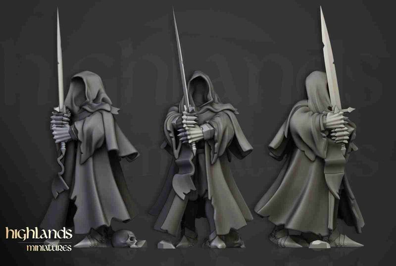 Spectral Commander - Highlands Miniatures - Transilvanya - The Fallen Realm