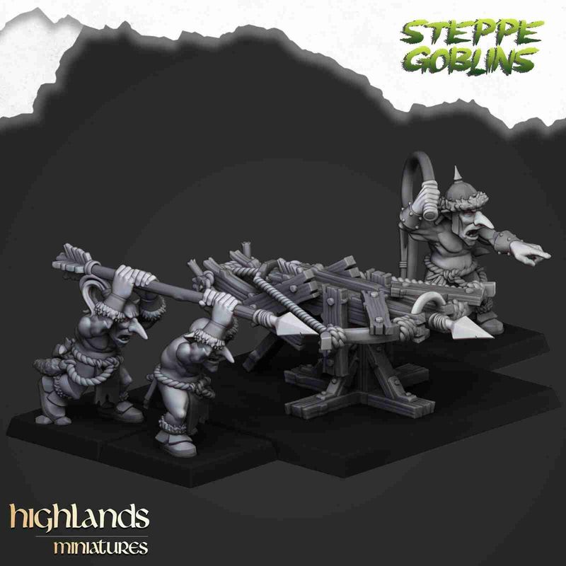 Goblin Bolt Thrower - Highlands Miniatures - Steppe Tribes
