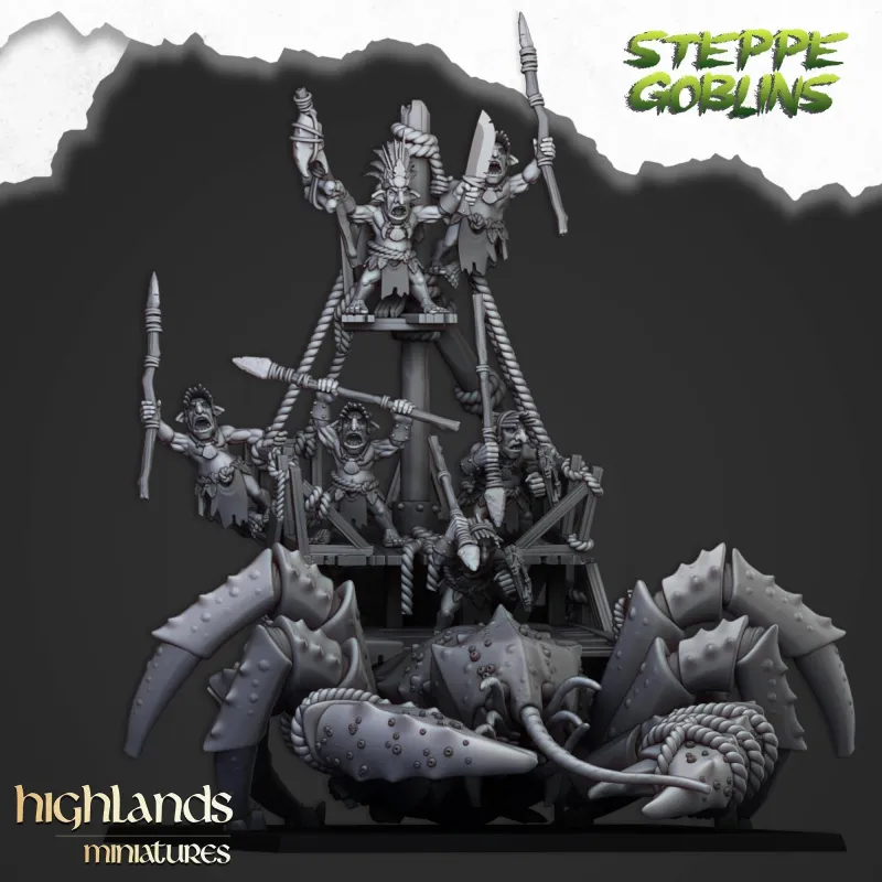 Coast Goblins Giant Crab - Highlands Miniatures - Steppe Tribes
