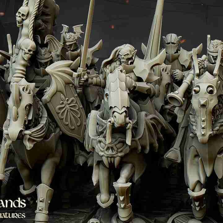 Vampire Knights Unit - Highlands Miniatures - Transilvanya - The Fallen Realm
