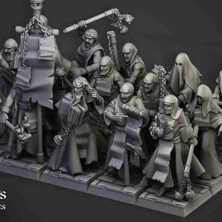 Sunland Empire Fanatical Zealots - Highlands Miniatures - The Empire of the Sun