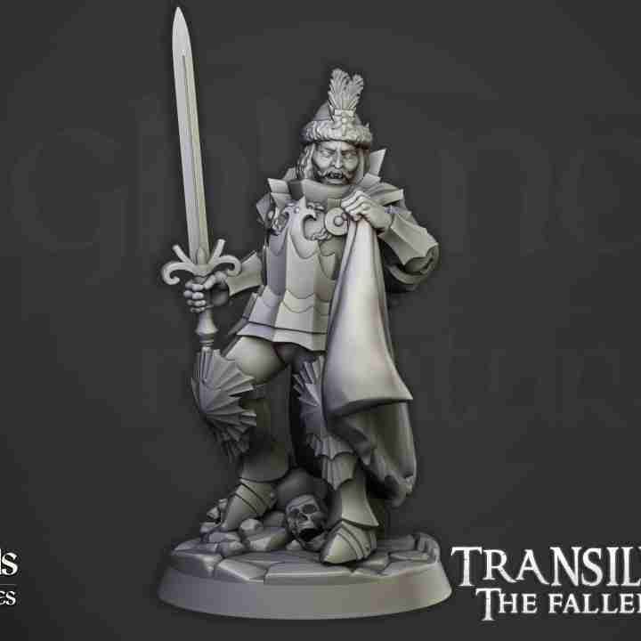 Vlad Val_cari, the Defiler 1 - Highlands Miniatures - Transilvanya - The Fallen Realm