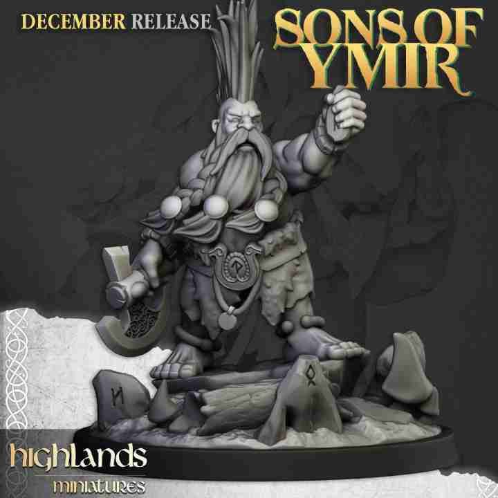 Dwarf Trollseeker 2 - Highlands Miniatures - Sons of Ymir