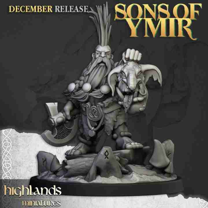 Dwarf Trollseeker 1 - Highlands Miniatures - Sons of Ymir