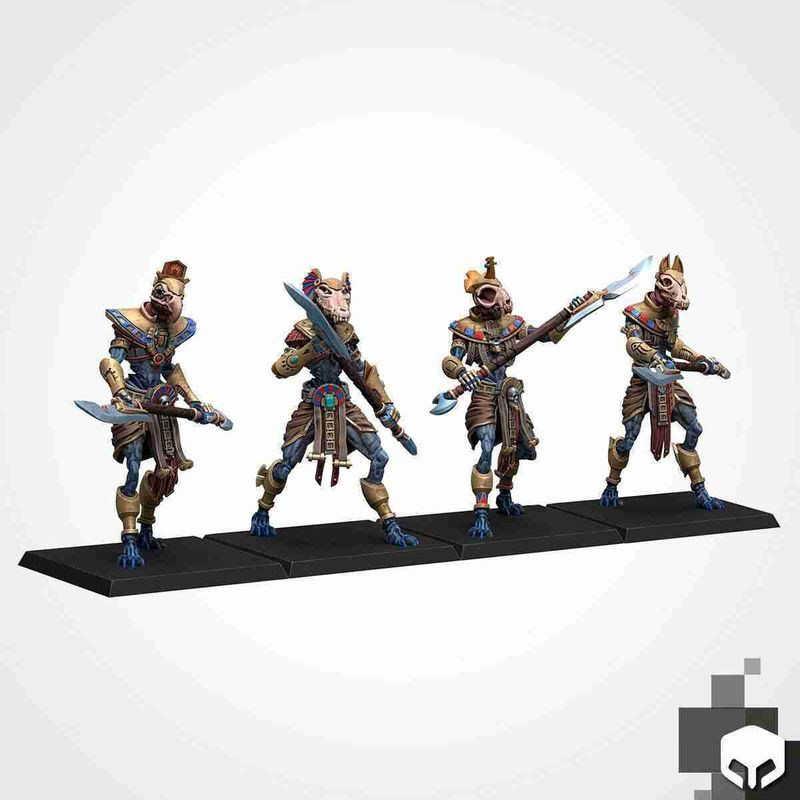 Sand Shabti [ 4 models ]  -  Txalri Factory Miniatures -  Armies of the Sands