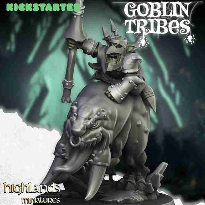 Swamp Goblin, The Goblin Leader - Highlands Miniatures - Goblin Tribes