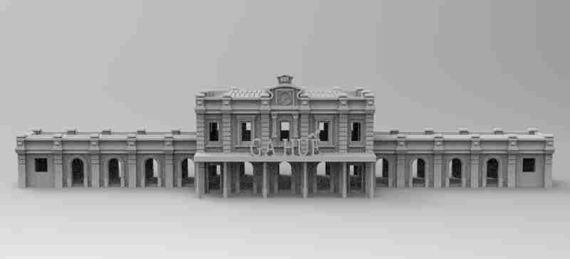 Hue Railway Station, stl file, Vietnam , ww2