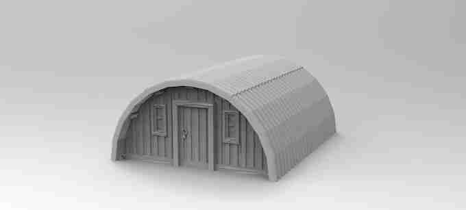CORRUGATED HUT , stl file, Vietnam