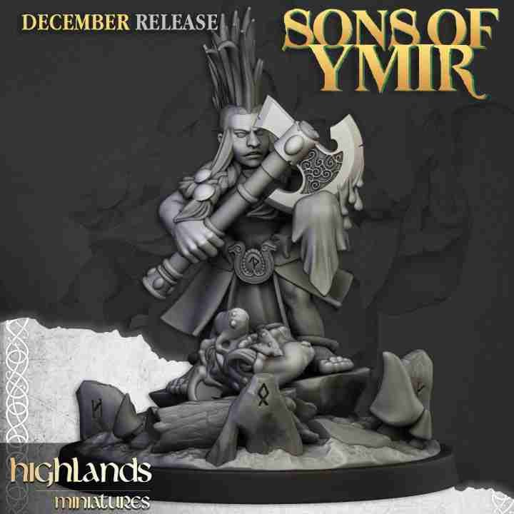 Dwarf Trollseeker 3 - Highlands Miniatures - Sons of Ymir
