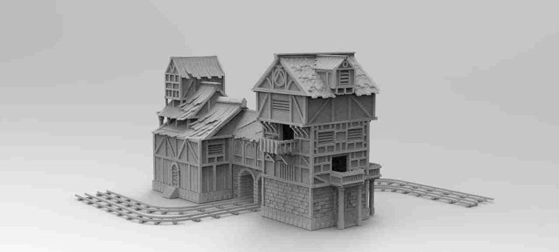 Mining Guild , stl file, Fantasy
