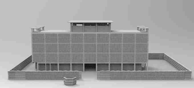 US EMBASSY  , stl file, Vietnam