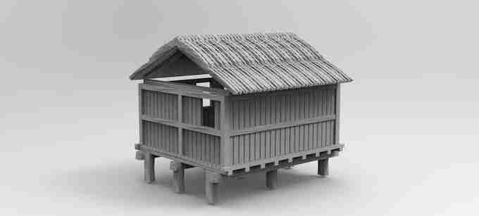 STILTHOUSE  , stl file, Vietnam