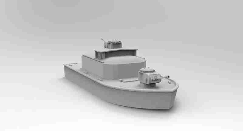 Brown Water Gun Boat , stl file, Vietnam