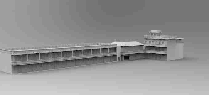 MACV COMPOUND HUE , stl file, Vietnam