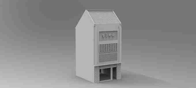 SHOPHOUSE 4  , stl file, Vietnam