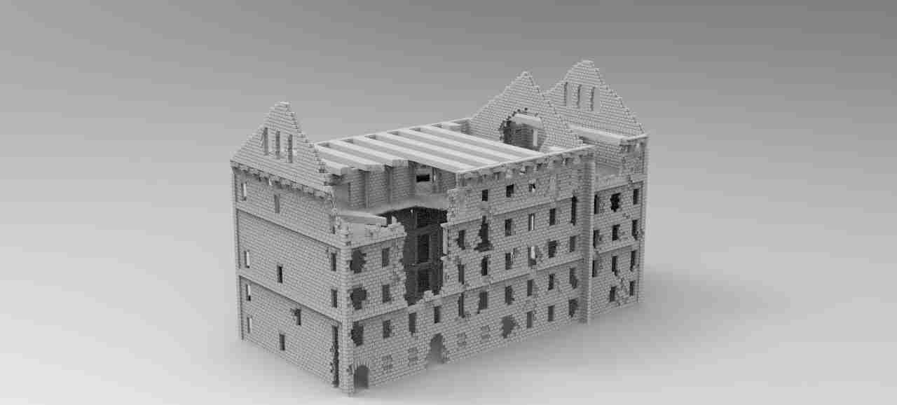 Grain Mill , stl file, World War 2