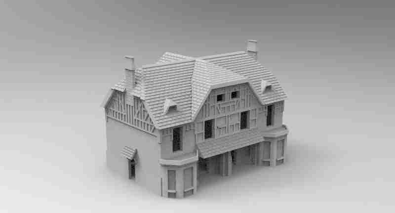 Juno Beach House , stl file, World War 2