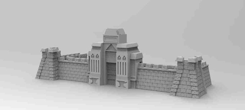 Dwarven Fort , stl file, Fantasy