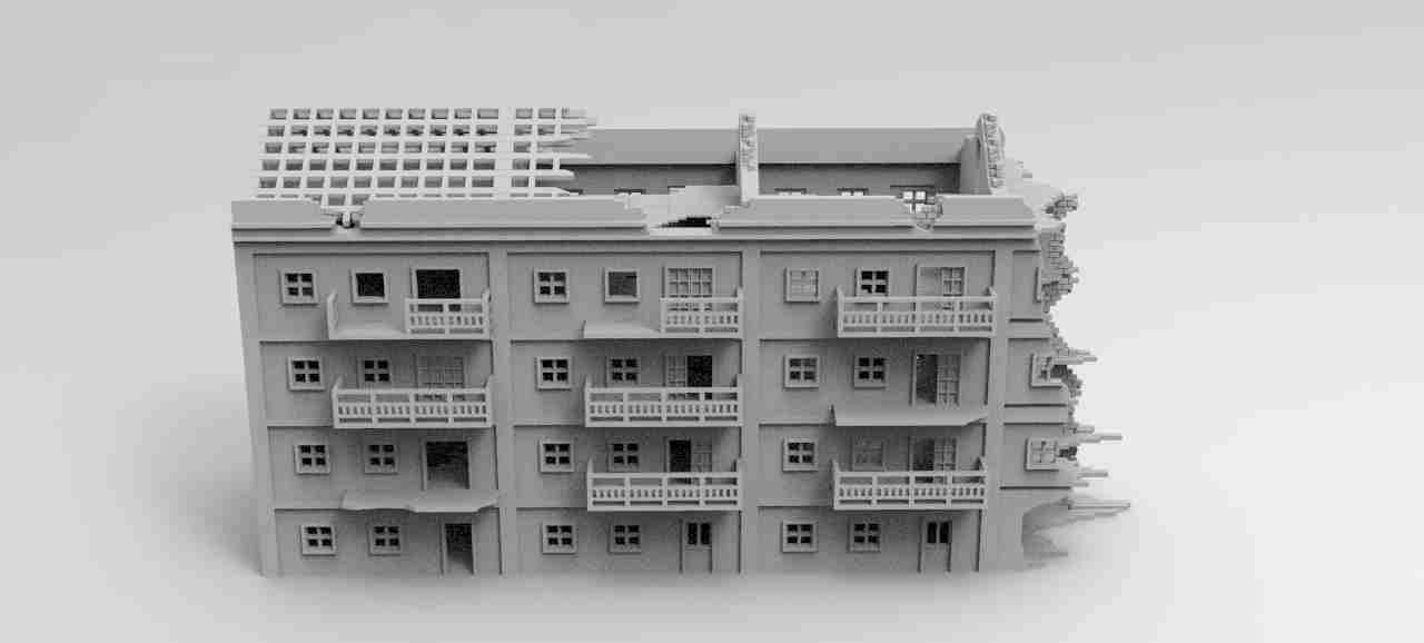 Pavlovs House , stl file, World War 2