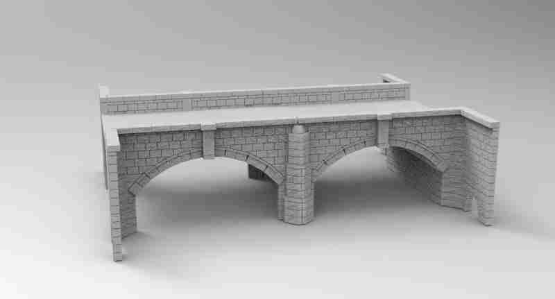 Country Bridge , stl file, World War 2