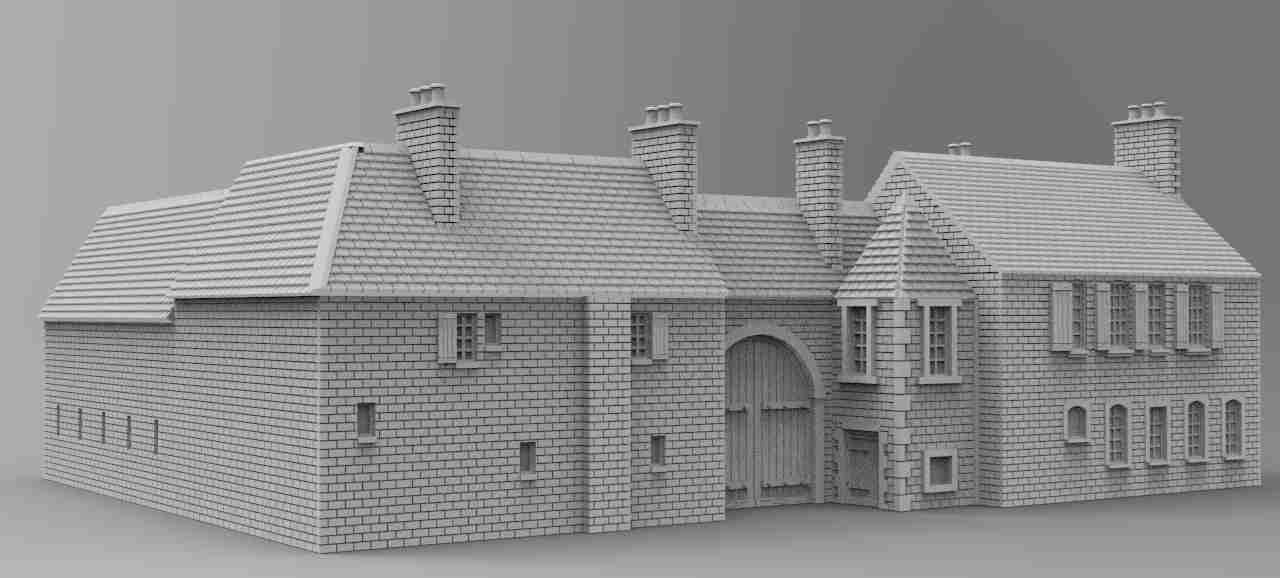 Brecourt Manor , stl file, World War 2