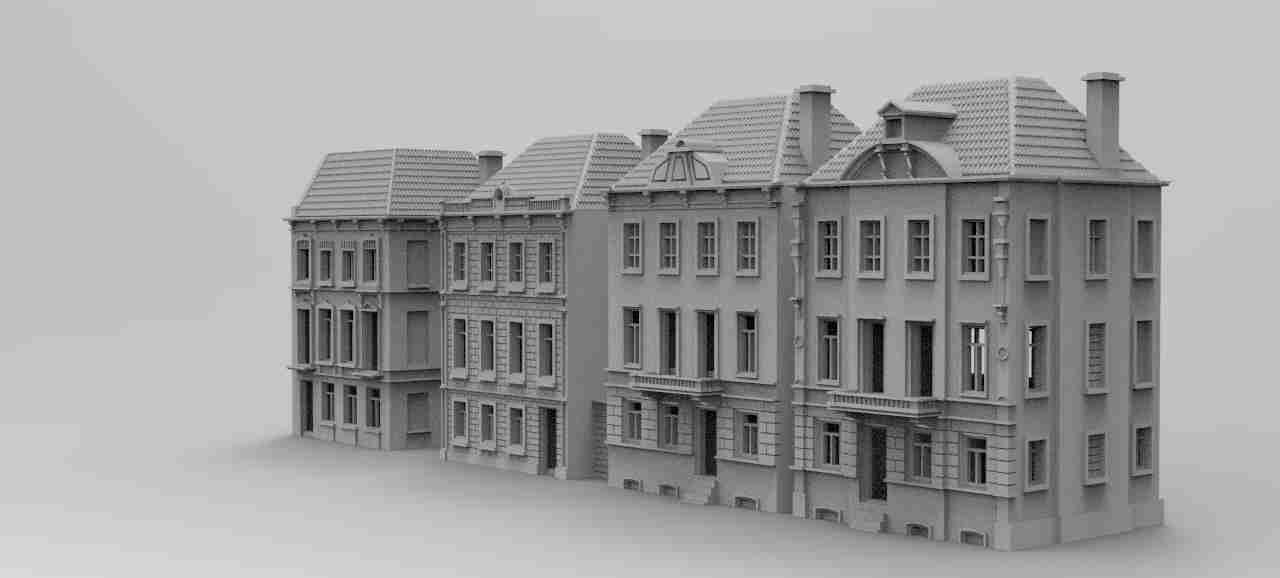 Arnhem Bridge House , stl file, World War 2