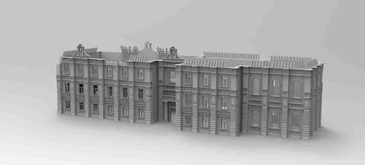 Stalingrad Train Station , stl file, World War 2