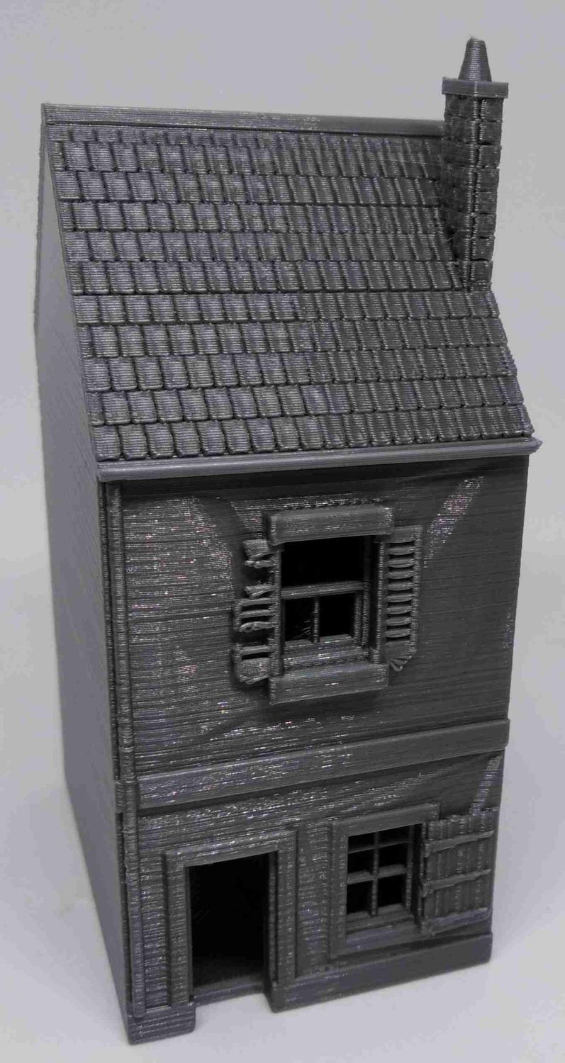 Small Terraced House , stl file, World War 2