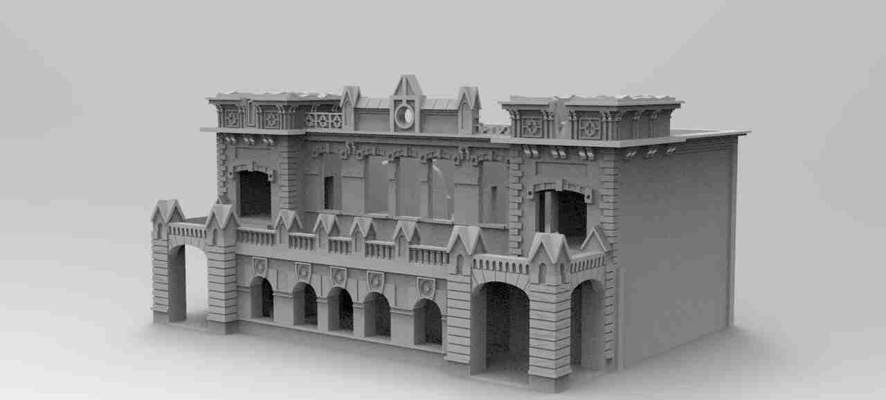 Lenningrad Ruin , stl file, World War 2