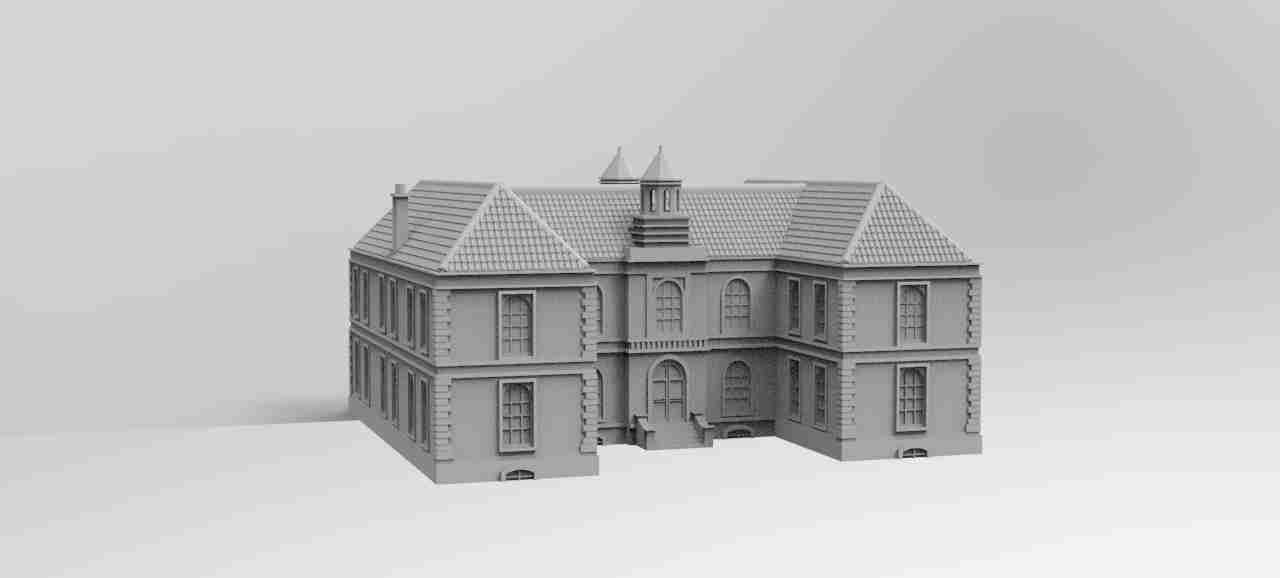Brigade Headquarters , stl file, World War 2