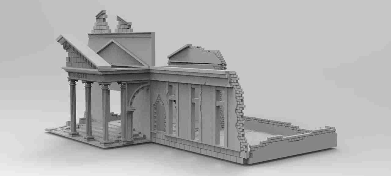 Pailais De Justice , stl file, World War 2
