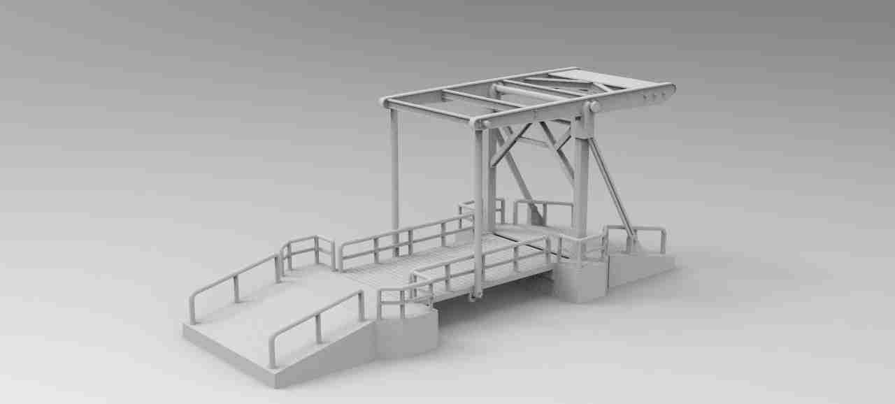 Breugel Bridge , stl file, World War 2