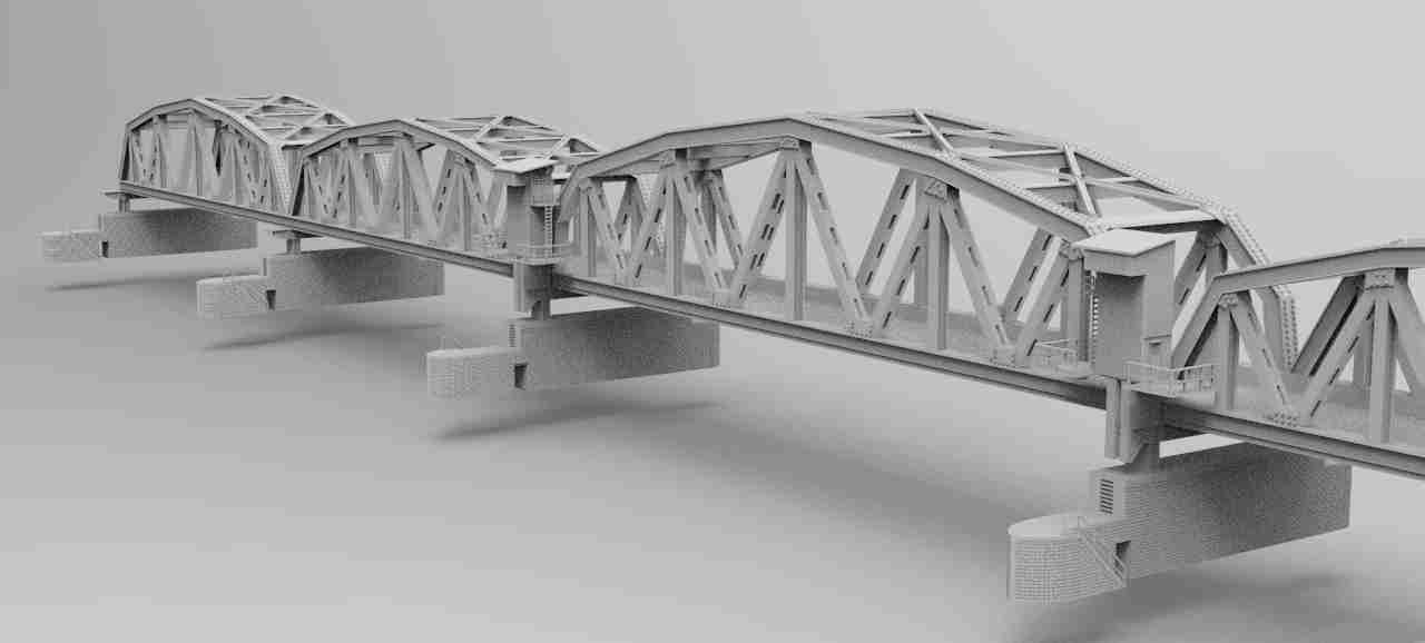 Grave Bridge , stl file, World War 2