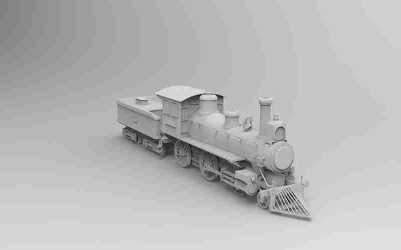 Western Train Set , stl file, Wild West