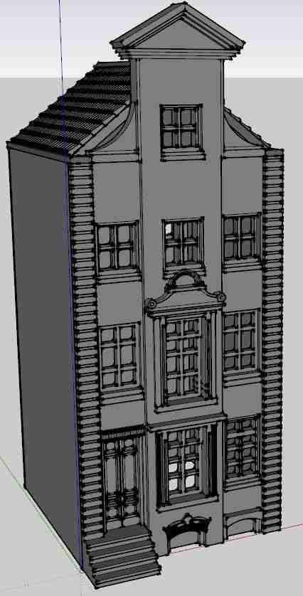 Dutch House 2 , stl file, World War 2