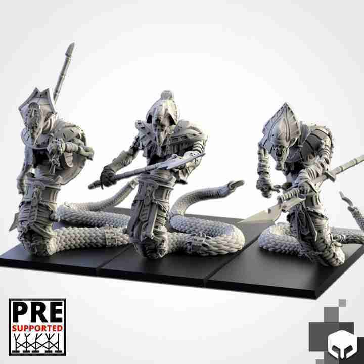 Sand Stalkers [3 models ] - Txalri Factory Miniatures - Armies of the Sands
