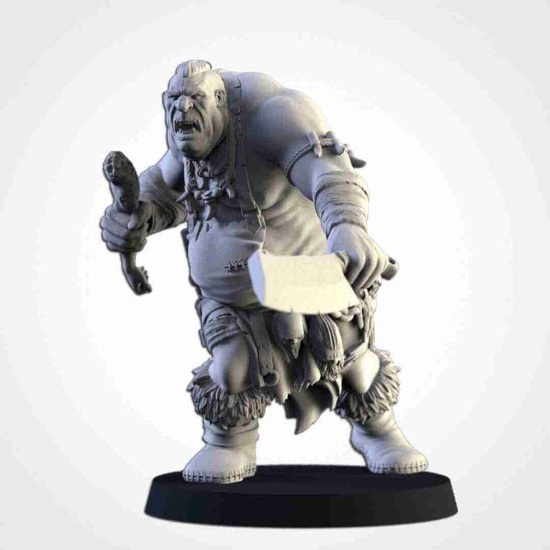 The Butcher Ogre -  Txalri Factory Miniatures -   Ogres - The Northern Tribes