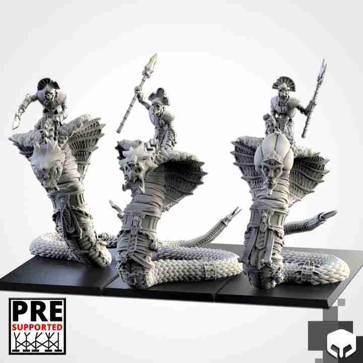 Tomb Cataphracts [3 models ] - Txalri Factory Miniatures - Armies of the Sands